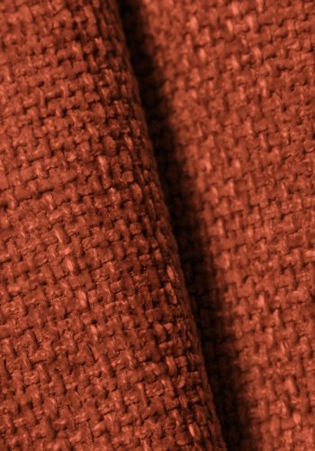 MICADONI Lupin Modular ben hjrnesofa, venstre, 5 sder - orange chenille og sort plast