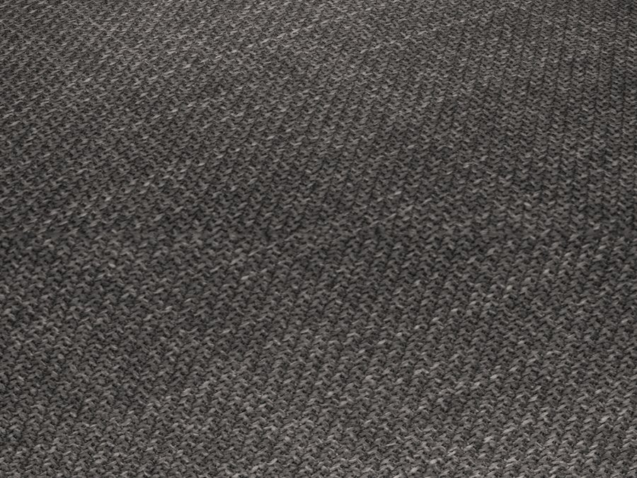 MICADONI Ruby Modul hjrnesofa, venstre, 5 sder - gr stof og sort plast