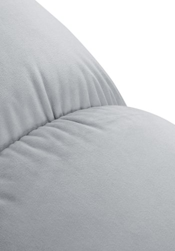 MICADONI Bellis puf, kvadratisk - bl fljl og sort plast (94x94x39)