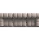 MICADONI Bellis Modul sofa, 3 sder - beige fljl og sort plastik
