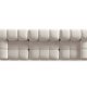 MICADONI Bellis Modul sofa, 3 sder - beige fljl og sort plastik