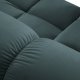 MICADONI Bellis Modul sofa, hjre, 4 sder - bl fljl og sort plastik