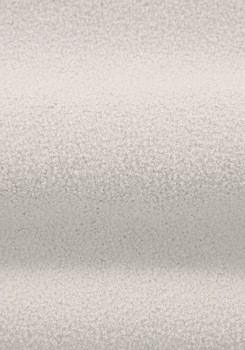 MICADONI Jenny sofa, 4 sder - hvid bouclé og sort plast