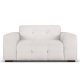 MICADONI Kendal sofa, 2 sder - gr fljl og sort bgetr