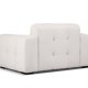 MICADONI Kendal sofa, 2 sder - gr fljl og sort bgetr