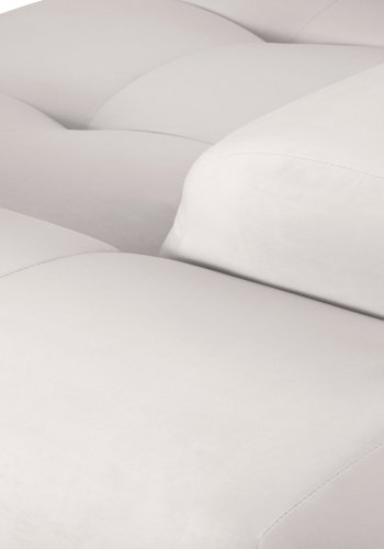 MICADONI Kendal sofa, 2 sder - gr fljl og sort bgetr