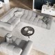MICADONI Kendal sofa, 2 sder - gr fljl og sort bgetr