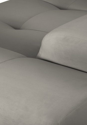 MICADONI Kendal sofa, 2 sder - antracitgr fljl og sort bgetr