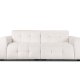 MICADONI Kendal sofa, 4 sder - gr fljl og sort bgetr