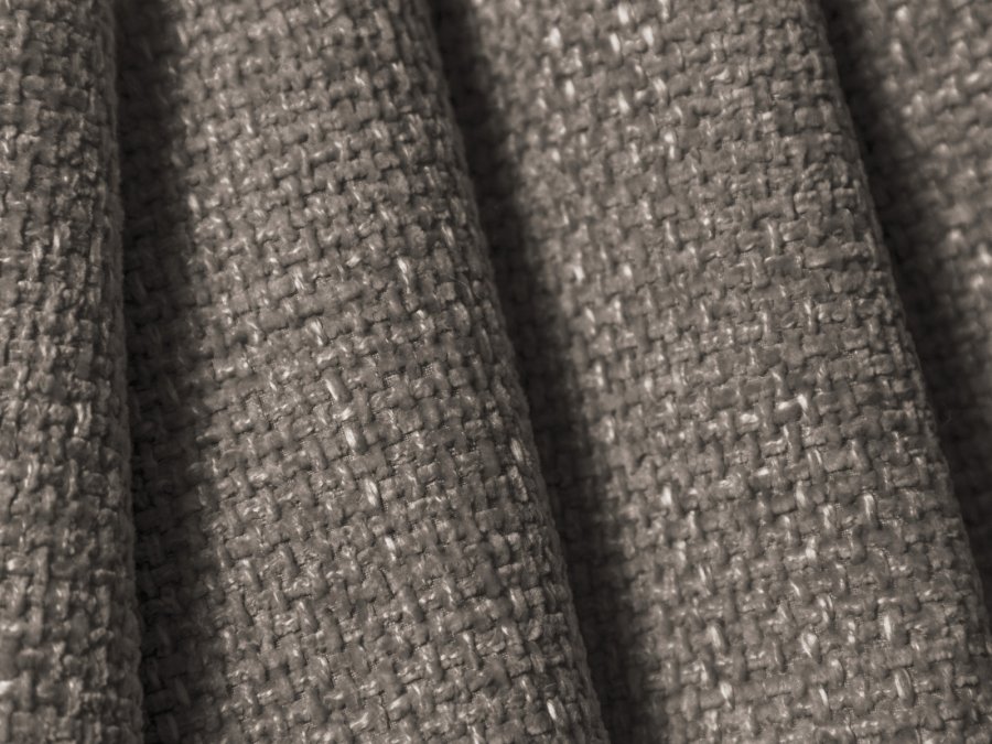 MICADONI Lupin sofa, 2 sder - gr chenille og sort plast