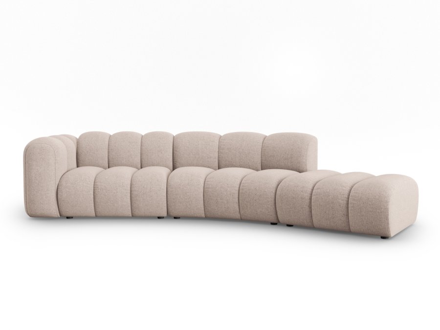MICADONI Lupin Modul sofa, hjre, 5 sder - beige chenille 