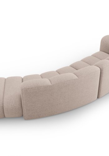 MICADONI Lupin Modul sofa, hjre, 5 sder - beige chenille 