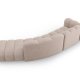 MICADONI Lupin Modul sofa, hjre, 5 sder - beige chenille 