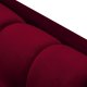 MICADONI Mamaia sofa, 2 sder - rd fljl og sort metal