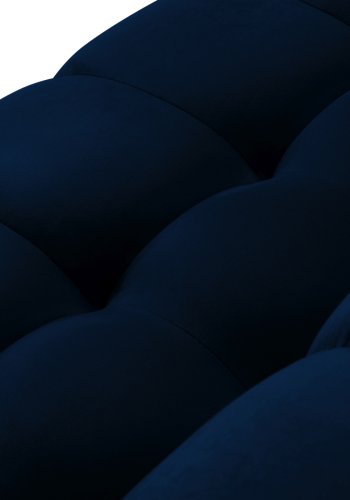 MICADONI Mamaia sofa, 3 sder - bl fljl og sort metal