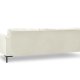 MICADONI Mamaia sofa, 4 sder - beige fljl og sort metal