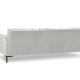 MICADONI Mamaia sofa, 4 sder - slv fljl og sort metal