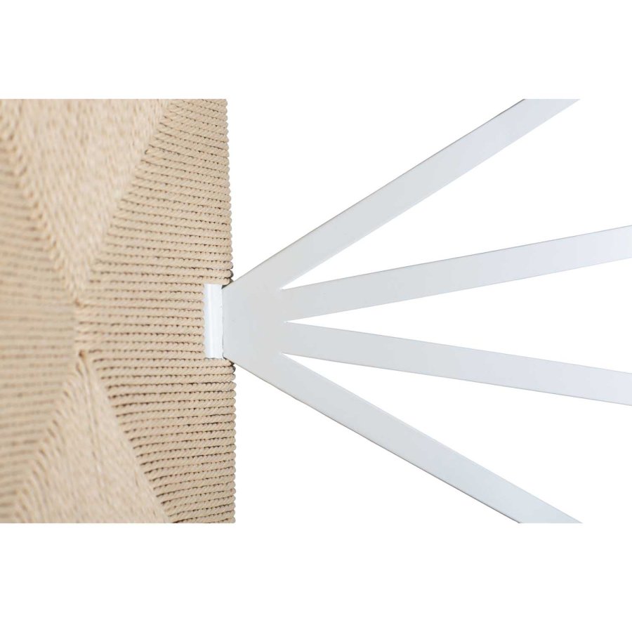 DAN-FORM Delta spisebordsstol - natur papir snor og hvid metal