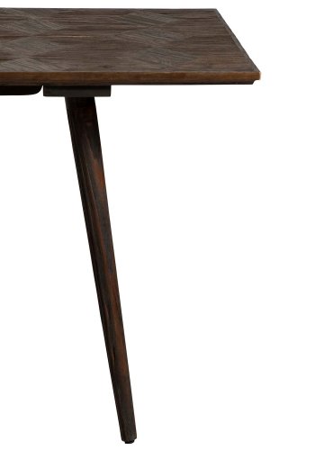 DAN-FORM rektangulr Diamond spisebord - brun elm genbrugstr (220x100)