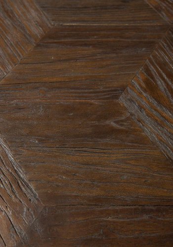 DAN-FORM rektangulr Diamond spisebord - brun elm genbrugstr (220x100)