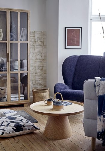 BLOOMINGVILLE Ingolf Vase, Brun, Glas