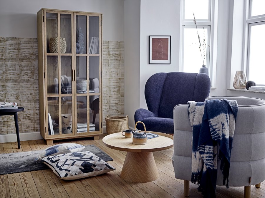 BLOOMINGVILLE Ingolf Vase, Brun, Glas