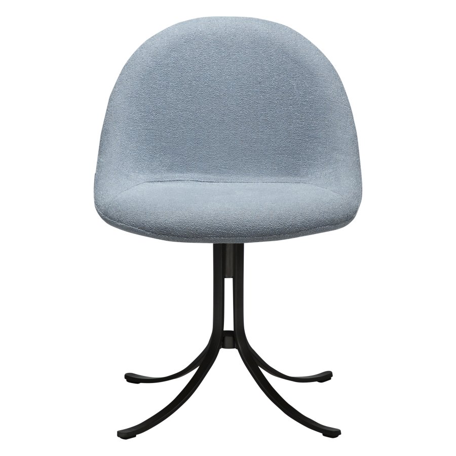 DANFORM Dolo drejestol - bl tge boucléstof og antik tin stl