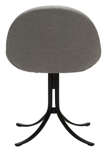 DANFORM Dolo drejestol - pebble earth boucléstof og sort stl