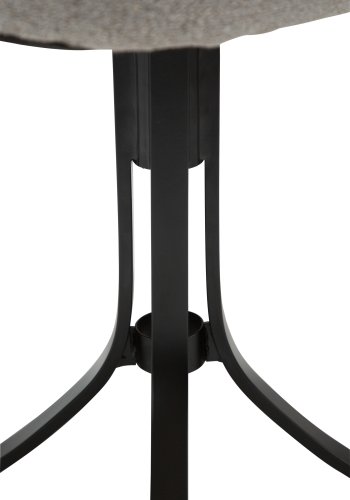 DANFORM Dolo drejestol - pebble earth boucléstof og sort stl