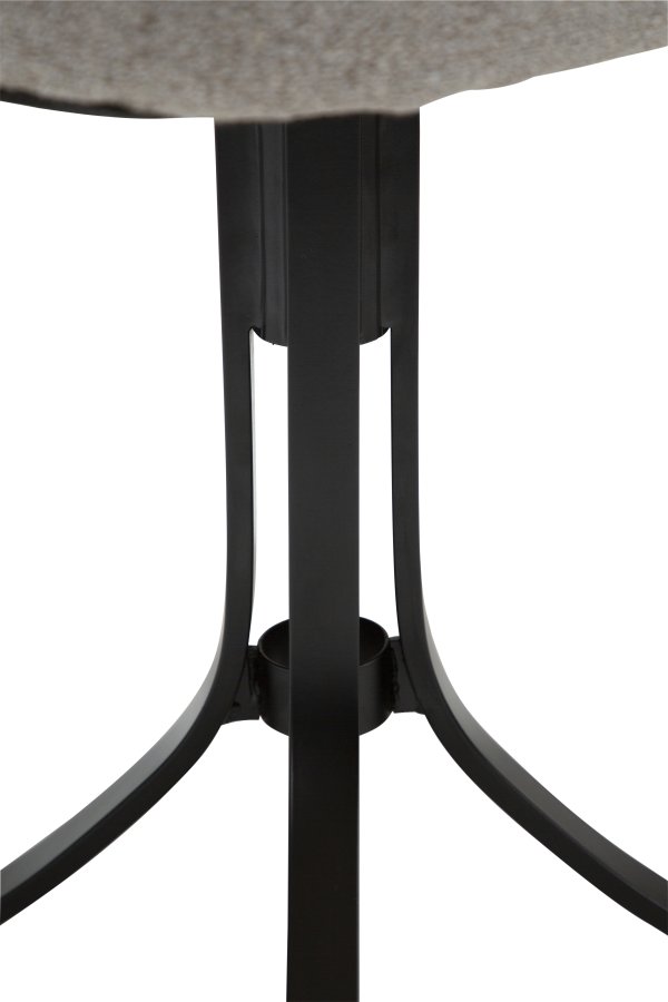 DANFORM Dolo drejestol - pebble earth boucléstof og sort stl