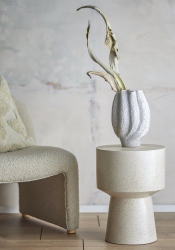 BLOOMINGVILLE Cove Vase, Hvid, Stentj