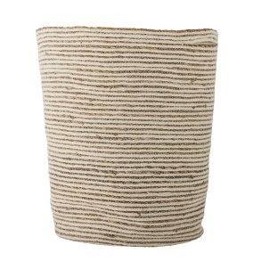 BLOOMINGVILLE Selena Kurv, Hvid, Jute