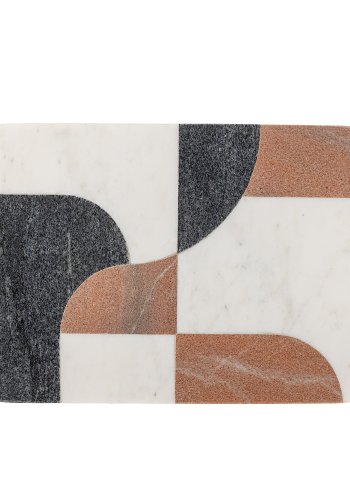 BLOOMINGVILLE Jazzi Skrebrt, Hvid, Marmor