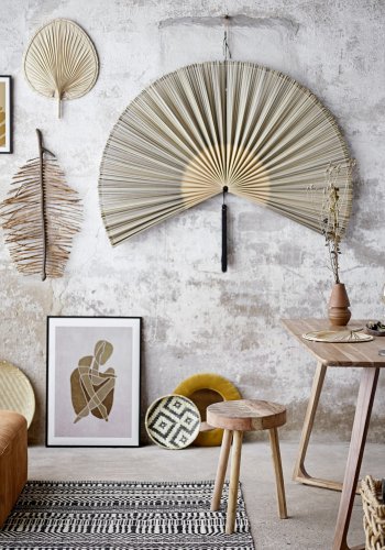 BLOOMINGVILLE Jaime Vg Dekoration, Sort, Bambus