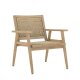 BLOOMINGVILLE Sorrento udendrs loungestol, m. armln - natur polyrattan og natur akacietr