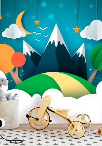 ARTGEIST Fototapet - Little Traveller, brnerundrejse (flere strrelser)