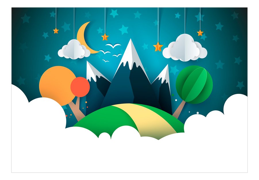 ARTGEIST Fototapet - Little Traveller, brnerundrejse (flere strrelser)