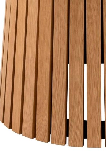 ACT NORDIC Christo spisebord, rund - natur egefinér med lamel fod (120)