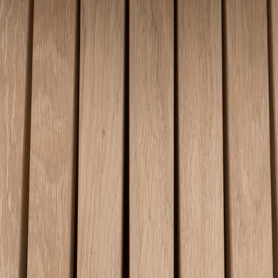 ACT NORDIC Christo spisebord, rund - hvidpigmenteret egefinér med lamel fod (120)