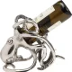 KARE DESIGN Octopus flaskeholder - slv aluminium