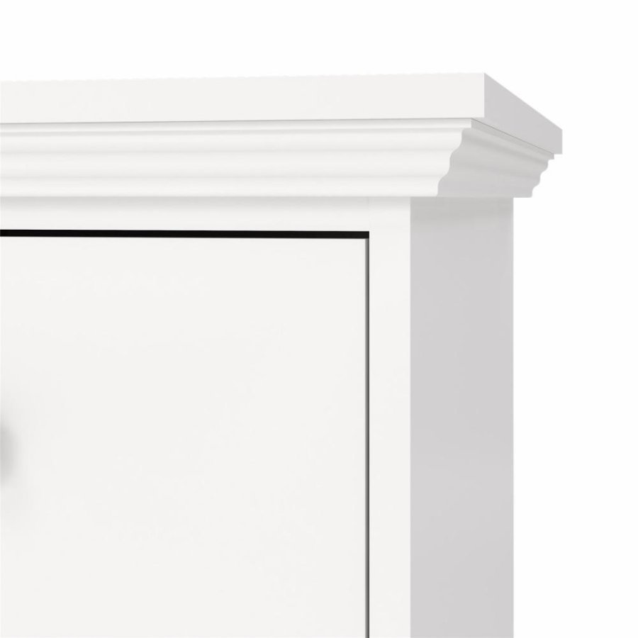 TVILUM North Kommode med 3 skuffer, Hvid, 86,3 x 51,6 x 88,2 cm