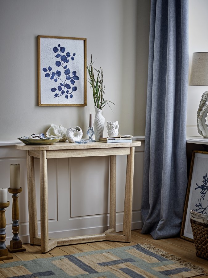 CREATIVE COLLECTION Linley Lysestage, Bl, Glas