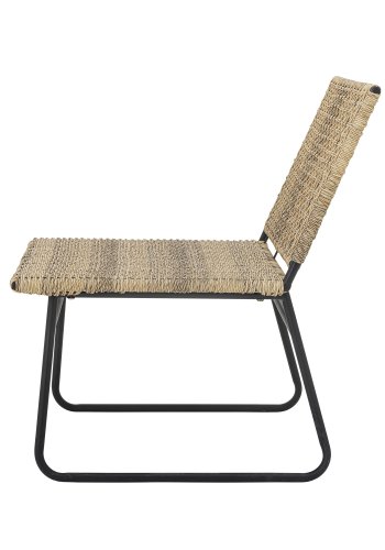 BLOOMINGVILLE Vallone udendrs loungestol - natur polyrattan og metal