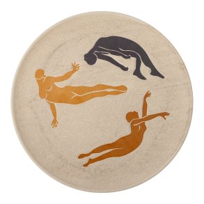 BLOOMINGVILLE Harlow Vg Dekoration, Brun, Stentj H: 3cm, D: 40cm