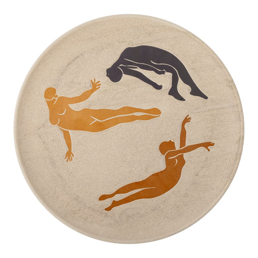 BLOOMINGVILLE Harlow Vg Dekoration, Brun, Stentj H: 3cm, D: 40cm