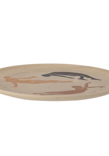 BLOOMINGVILLE Harlow Vg Dekoration, Brun, Stentj H: 3cm, D: 40cm