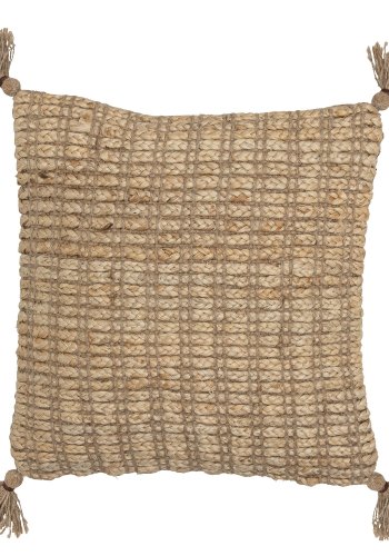 BLOOMINGVILLE Felina Pude, Natur, Jute W: 45cm, L: 45cm