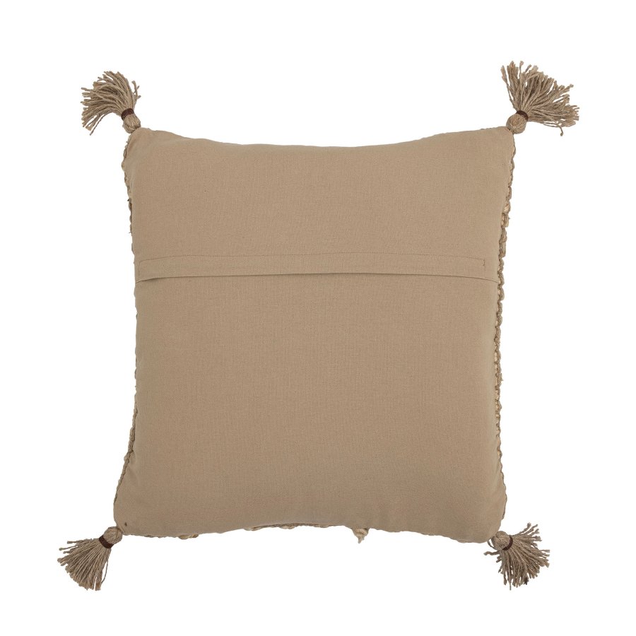 BLOOMINGVILLE Felina Pude, Natur, Jute W: 45cm, L: 45cm