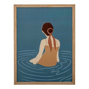 BLOOMINGVILLE Parma Illustration med ramme, Natur, Eg