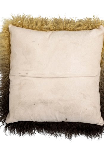 BLOOMINGVILLE Pansy Pude, Brun, Lammeskind Tibetansk W: 50cm, L: 50cm